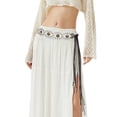 thumbnail image 1 of Women's Western Wide Belt Cowgirl Boho Disc Belt for Dresses Jeans, 1 of 6