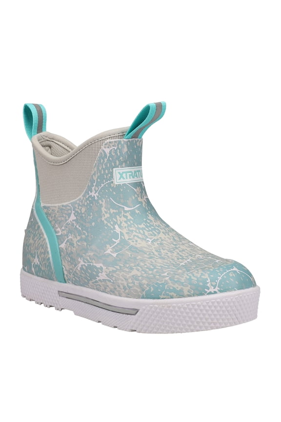 Womens Wheelhouse Graphic Round Toe Pull On  Ankle Boots
