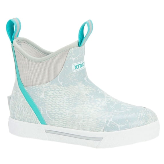 Xtratuf Womens Wheelhouse Graphic Round Toe Pull On Ankle Boots
