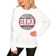 thumbnail image 1 of Women's White Alabama Crimson Tide Scoop & Score Pullover Sweatshirt, 1 of 1