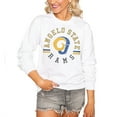 thumbnail image 1 of Women's Gameday Couture White Angelo State Rams Oversized Vintage Days Perfect Crew Sweatshirt, 1 of 1
