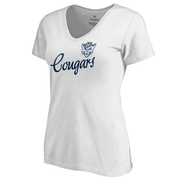Women's White BYU Cougars Dora T-Shirt
