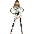 thumbnail image 1 of Women's White Bad to the Bone Costume, 1 of 3