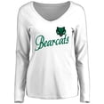 thumbnail image 1 of Women's White Binghamton Bearcats Dora Long Sleeve T-Shirt, 1 of 2