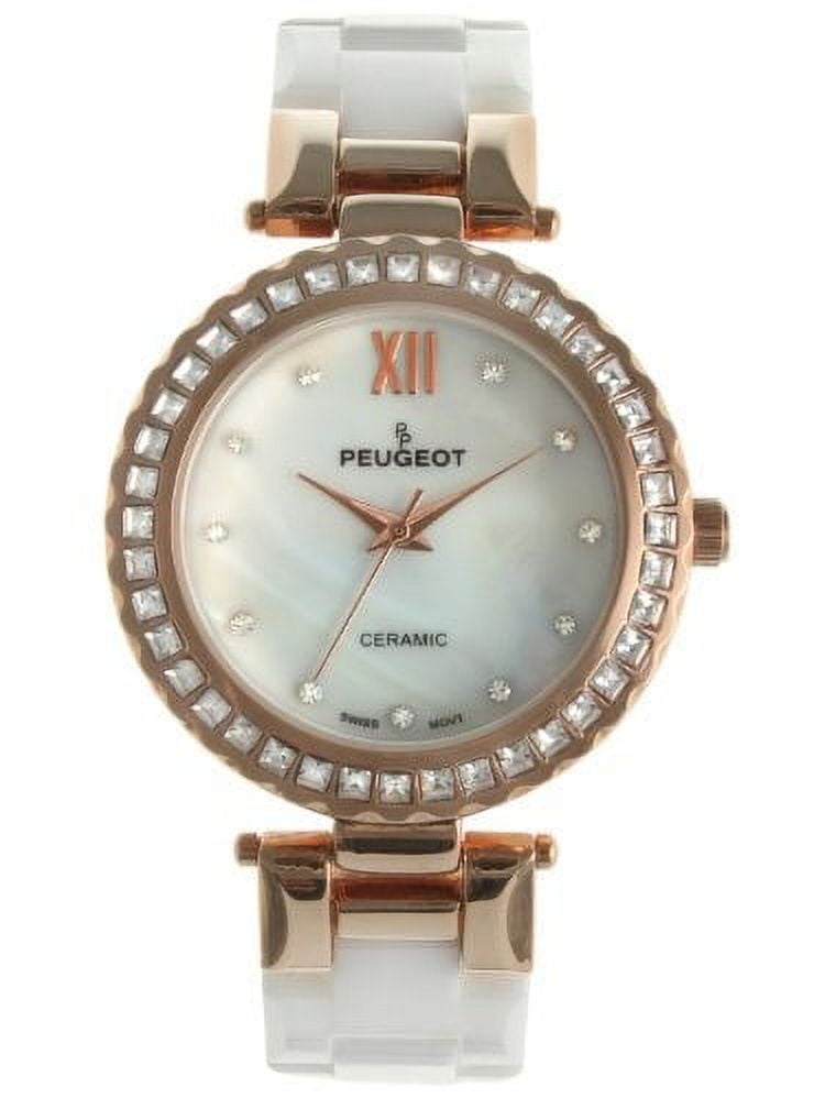 Peugeot Women beautifull Watch White Ceramic