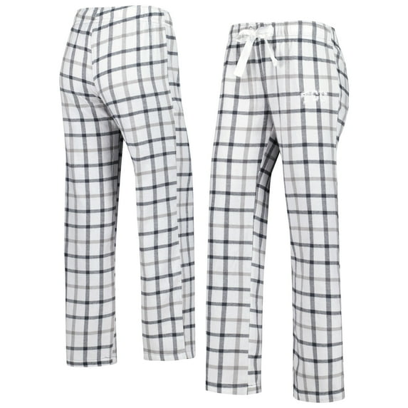 Women's White/Charcoal TCU Horned Frogs Trance Flannel Pants