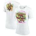 thumbnail image 1 of Women's White Charlotte Flair Top Girl Graffiti T-Shirt, 1 of 3