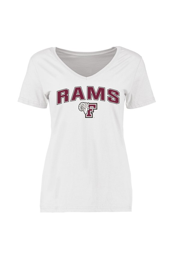 Women's White Fordham Rams Proud Mascot T-Shirt