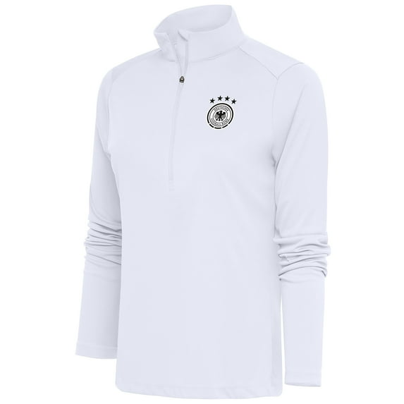 Women's White Germany National Team Statement Half-Zip Pullover