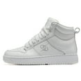 thumbnail image 1 of Women's White High-Tops Durable Leather, Sporty Versatility and Enhanced Arch Support, 1 of 6
