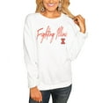thumbnail image 1 of Women's White Illinois Fighting Illini Win the Day Pullover Sweatshirt, 1 of 2