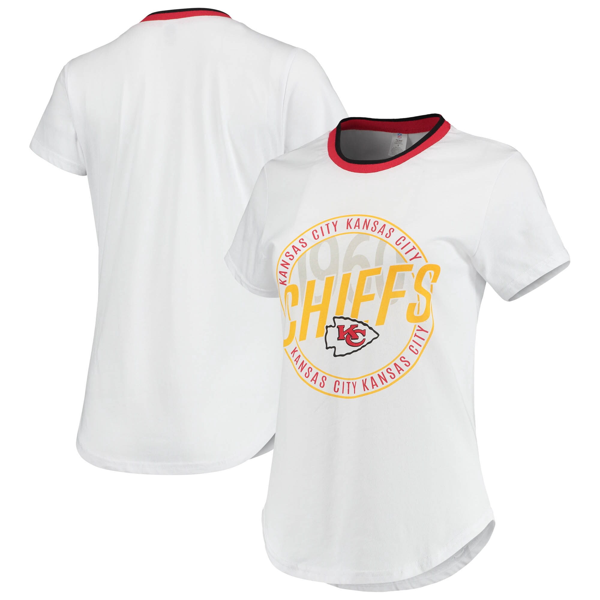 KC CHIEFS WHITE T-SHIRT