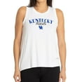 thumbnail image 1 of Women's White Kentucky Wildcats Hannah High Neck Tank Top, 1 of 2
