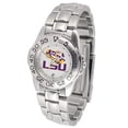 thumbnail image 1 of Women's White LSU Tigers Sport Steel Watch, 1 of 4