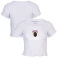 thumbnail image 1 of Women's White Montana Grizzlies Baby Top T-Shirt, 1 of 3