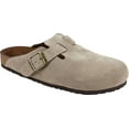 thumbnail image 1 of Women's White Mountain Bari Buckle Clog Taupe Suede 5.5 M, 1 of 6