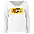 thumbnail image 1 of Women's White NASCAR Home Tracks Logo Long Sleeve T-Shirt, 1 of 2