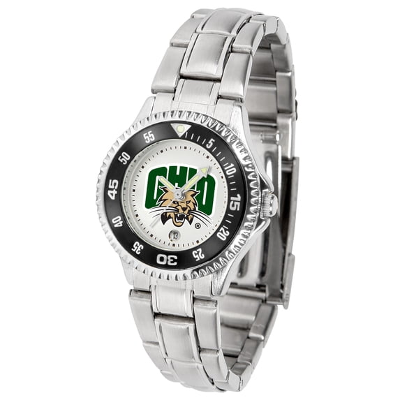 Women's White Ohio Bobcats Competitor Steel Watch