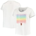 thumbnail image 1 of Women's White San Francisco Giants Plus Size Pride Scoop Neck T-Shirt, 1 of 3