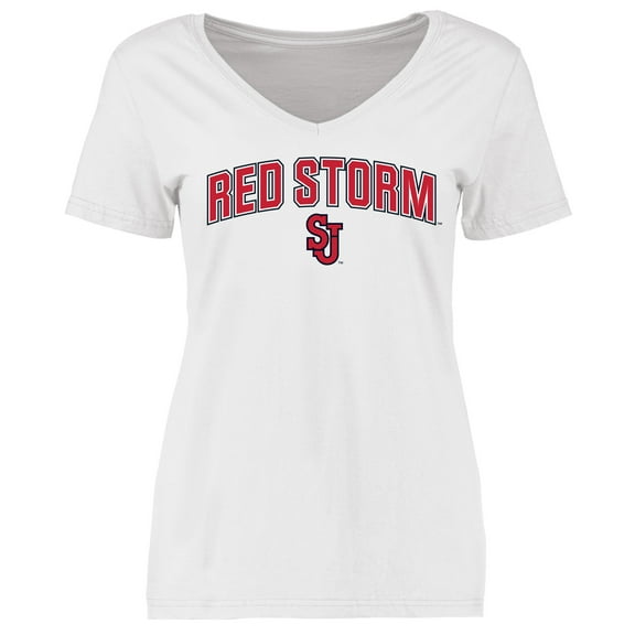 Women's White St. John's Red Storm Proud Mascot T-Shirt