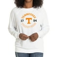 thumbnail image 1 of Women's White Tennessee Volunteers Rylee Raglan Tri-Blend Long Sleeve T-Shirt, 1 of 2