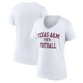 thumbnail image 1 of Women's White Texas A&M Aggies First Sprint Team V-Neck T-Shirt, 1 of 3
