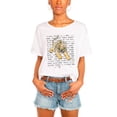 thumbnail image 1 of Women's White Tuskegee Golden Tigers Oversized Bold Type Easy T-Shirt, 1 of 1