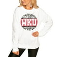 thumbnail image 1 of Women's White Western Kentucky Hilltoppers Scoop & Score Pullover Sweatshirt, 1 of 1