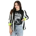 thumbnail image 1 of Women's White and Black Stripe Blazer, 1 of 11
