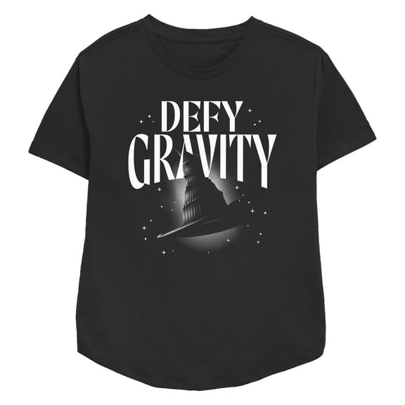 Women's Wicked Defy Gravity Witch Hat Graphic T-Shirt