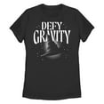 thumbnail image 1 of Women's Wicked Defy Gravity Witch Hat Graphic T-Shirt, 1 of 9