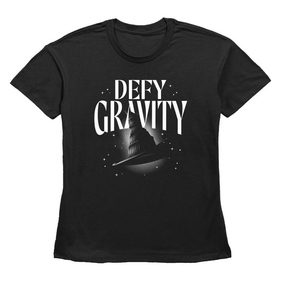 Women's Wicked Defy Gravity Witch Hat  Graphic T-Shirt