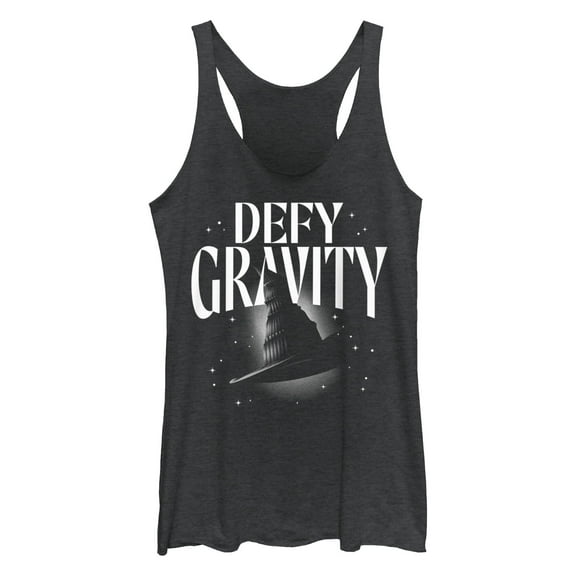 Women's Wicked Defy Gravity Witch Hat  Racerback Tank Top