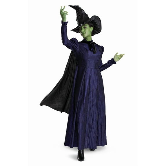 Elphaba Deluxe Witch Classic Wicked Costume for Women Large 12-14