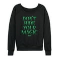 thumbnail image 1 of Wicked - Dont Hide Magic - Women's French Terry Pullover Long Sleeve Shirt, 1 of 4