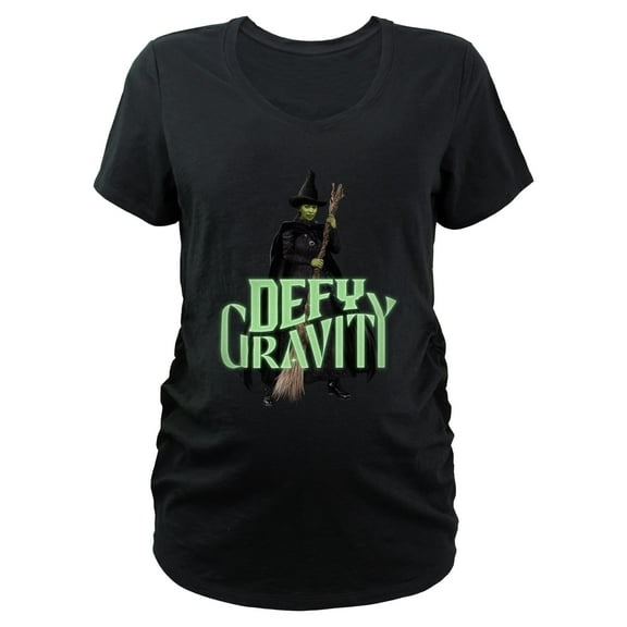 Women's Wicked Elphaba Defy Gravity Maternity  Graphic T-Shirt