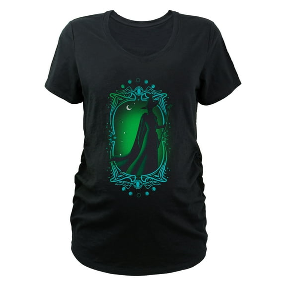 Women's Wicked Elphaba Gothic Frame Maternity  Graphic T-Shirt
