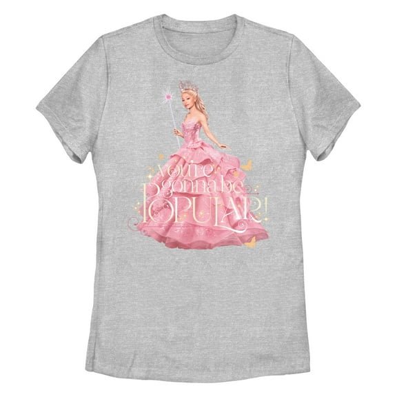 Women's Wicked Glinda You're Gonna Be Popular Graphic T-Shirt