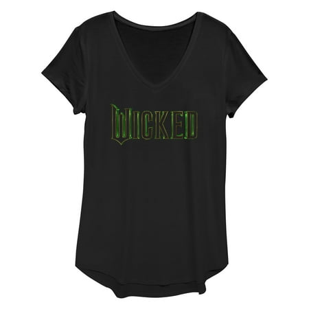 Women's Wicked Official Logo V Neck