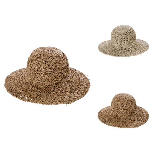 Women’s Wide Brim Straw Sun Hat – UV Protection Beach Hat, Packable & Foldable, Perfect for Travel, Vacation, Hiking & Pool, Stylish & Comfortable Design for Maximum Sun Protection