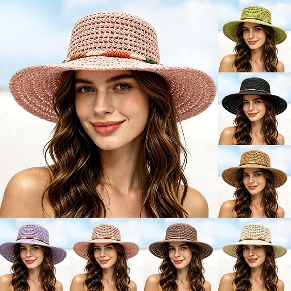 Women's Wide Brim Sun Hat Sun Shield For Activities With UPF And Breathable Panoramic Ventilation Visor Cap