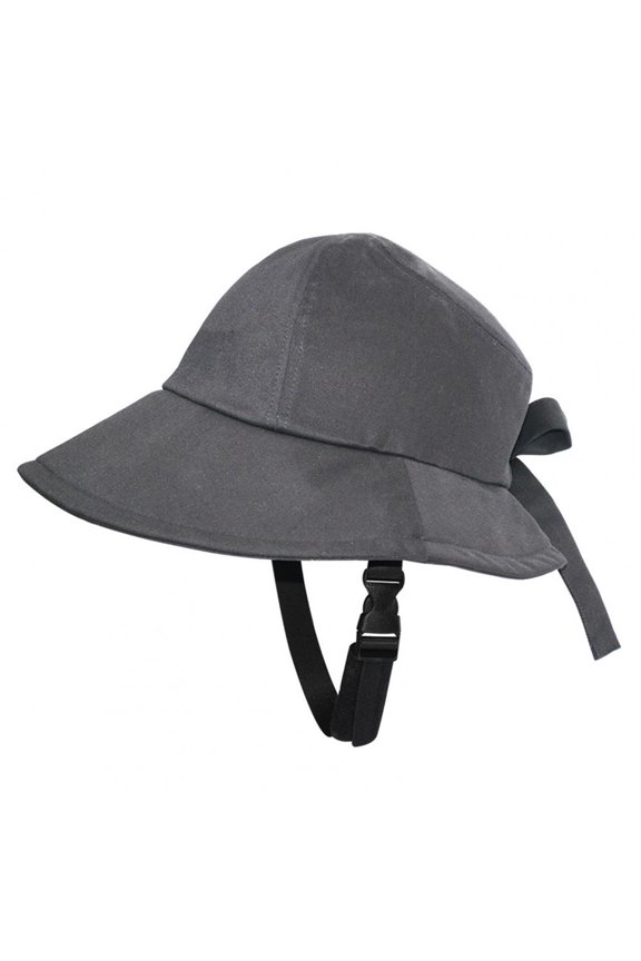 Women's Wide Brim Sun Hat UPF 50+, Breathable Cotton Summer Hat With Adjustable Chin Strap & Ponytail Hole, For Beach, Gardening, Travel, Outdoor Activities