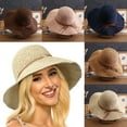 thumbnail image 1 of Women's Wide Brim Sun Hat with UPF UV Protection Summer Boho Hat for Beach Hiking Garden Travel/Beige, 1 of 8