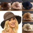 thumbnail image 1 of Women's Wide Brim Sun Hat with UPF UV Protection Summer Boho Hat for Beach Hiking Garden Travel/Brown, 1 of 8