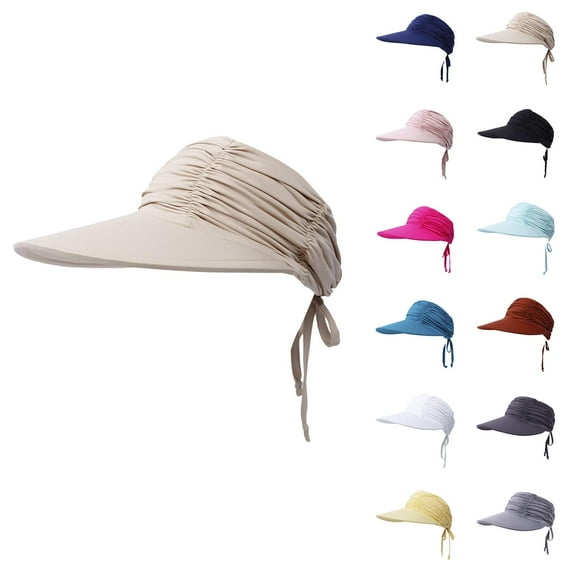Women's Wide Brim UV Protection Sun Hat – Packable Straw Beach Hat, Ideal for Outdoor Fun, Hiking, Vacation & Summer Travel, Stylish & Comfortable for Maximum UV Protection