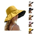 thumbnail image 1 of Women's Wide Brim UV Protection Sun Hat – Stylish Packable Straw Beach Hat for Travel, Hiking & Outdoor Fun, Comfortable & Breathable for Maximum Sun Coverage, 1 of 4