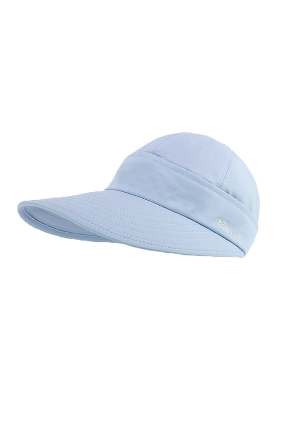 Women's Wide Brim Visor Sun Hat - Adjustable Packable Beach Cap for Outdoor/Travel/Hiking