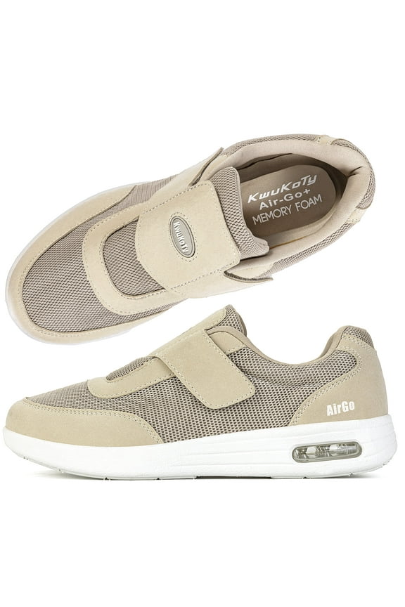 Women's Wide Diabetic Shoes with Air Cushion | Relax Series, Comfort for Swollen Feet, Bunions, Edema | Size 6.5-11.5