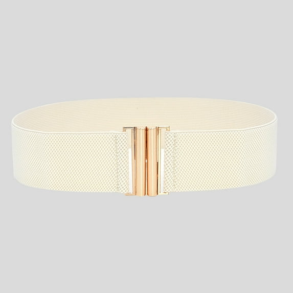 Women's Wide Elastic Waist Belt - Tummy Control Corset for Office Dresses (Slimming & Versatile) Under 5$, Yubnlvae Wide Women Fashion Belts Lady Elastic Waist , Beige, One Size