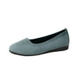 thumbnail image 1 of Women's Wide Fit Ballet Flats - Vintage Round Toe Slip-On Knit Shoes with Arch Support, Breathable & Comfortable for Work, Formal Dressy Occasions, 1 of 6